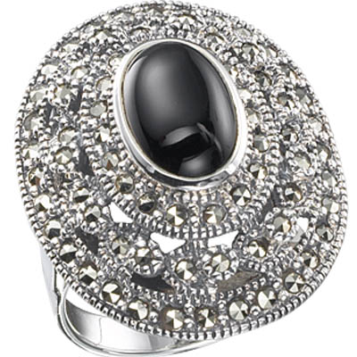 Marcasite jewelry ring HR0104 1