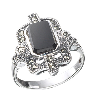 Marcasite jewelry ring HR0139 1