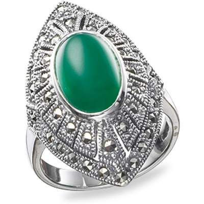 Marcasite jewelry ring HR0169 1