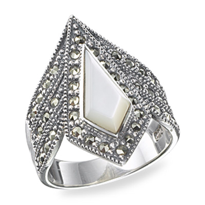 Marcasite jewelry ring HR0194 1