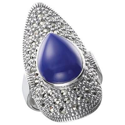 Marcasite jewelry ring HR0281 1