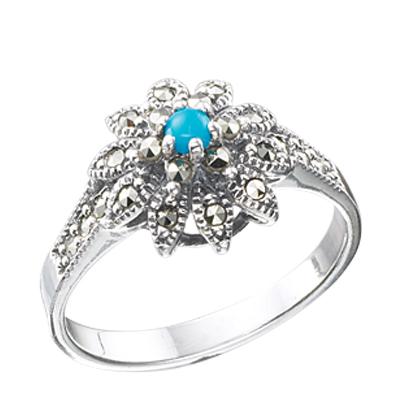Marcasite jewelry ring HR0388 1