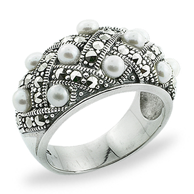 Marcasite jewelry ring HR0806 1