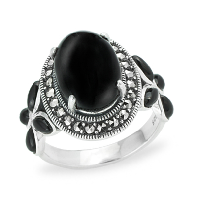 Marcasite jewelry ring HR1173 1