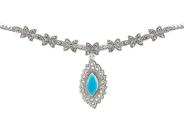 Marcasite necklace NE0511 1