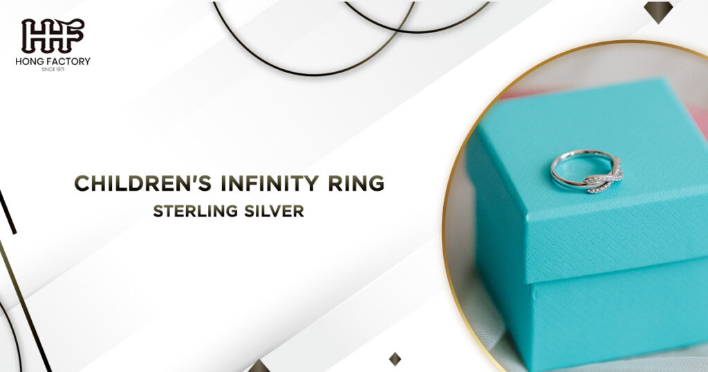 childrens infinity ring sterling silver