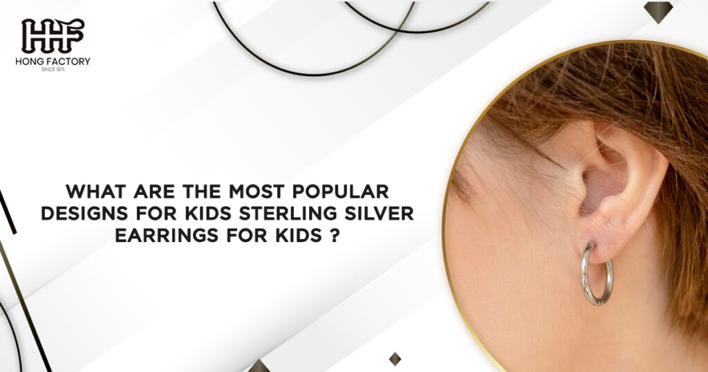 sterling silver earrings for kids