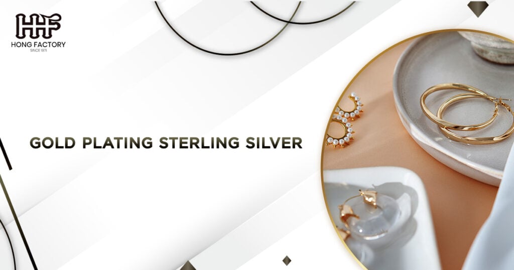 Gold plating sterling silver