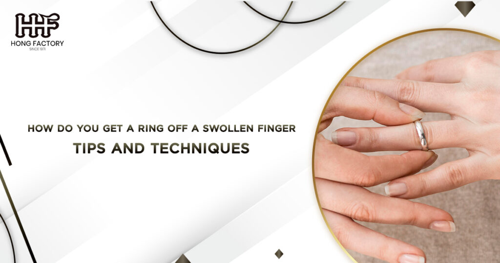 How do you get a ring off a swollen finger