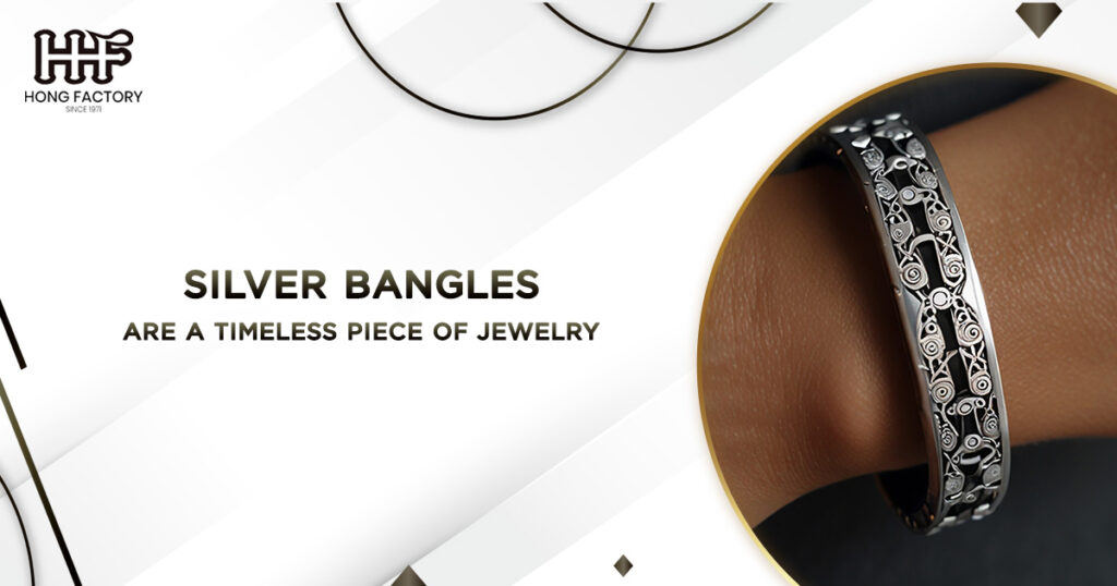 Silver bangles