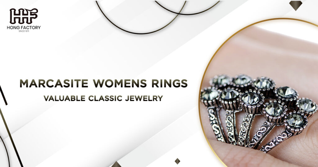 Marcasite womens rings