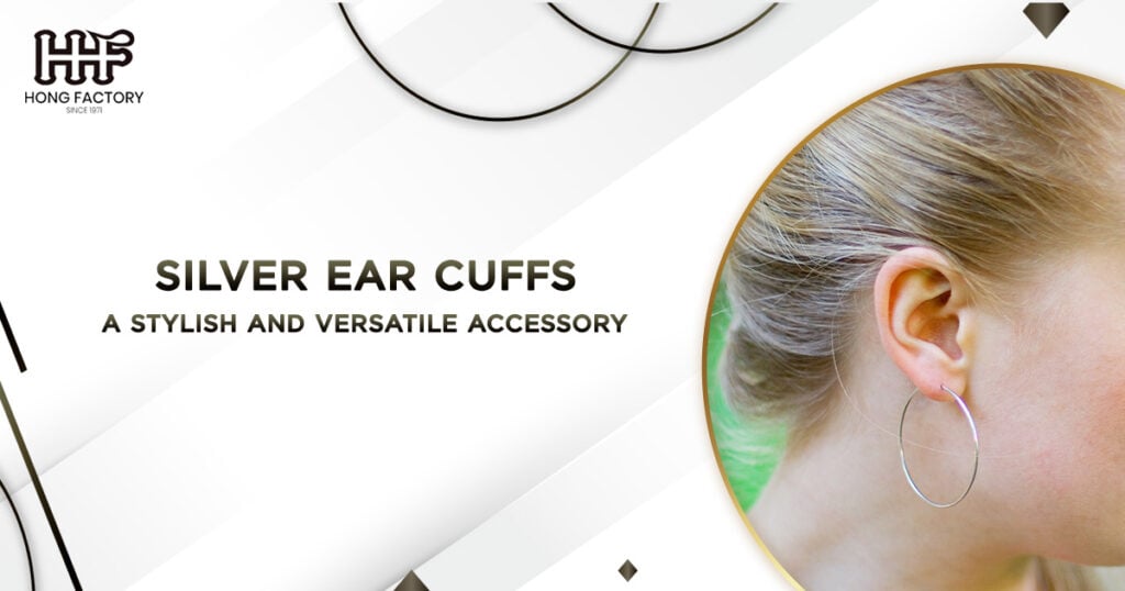 Silver ear cuffs