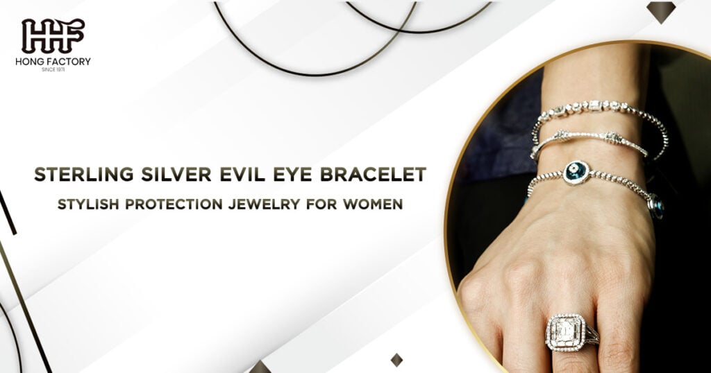 Sterling Silver Evil Eye Bracelet