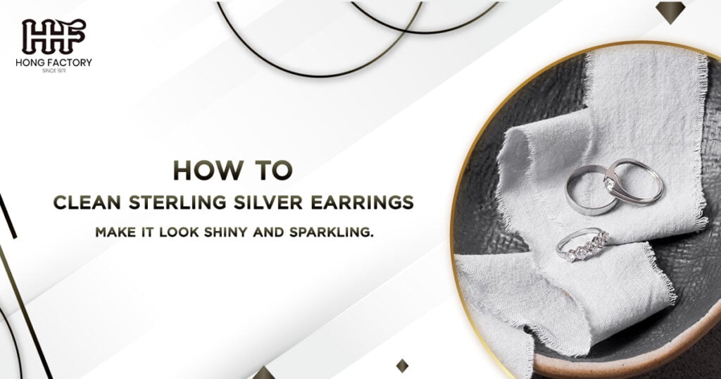 cleaning sterling silver earrings